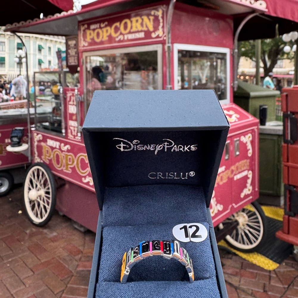 Disney Parks CRISLU Marquee Ring
